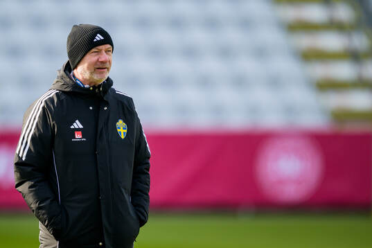 Head coach Peter Gerhardsson of the women's national