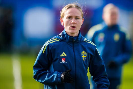 Matilda Vinberg of the women's national football team of