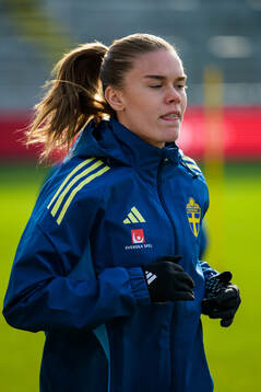 My Cato of the women's national football team of Sweden at