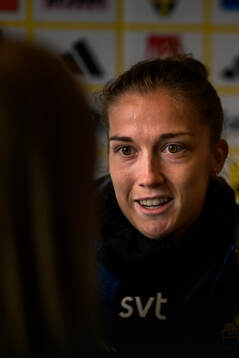 Filippa Angeldahl of the women's national football team of