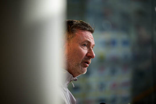 Head coach Peter Gerhardsson of the women's national