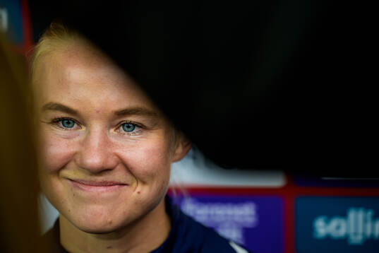 Pernille Harder of the Danish women's national football