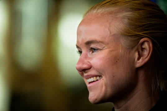 Pernille Harder of the Danish women's national football