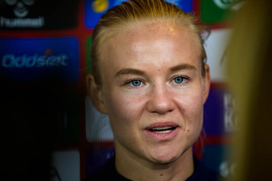Pernille Harder of the Danish women's national football
