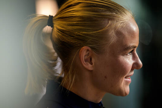 Pernille Harder of the Danish women's national football