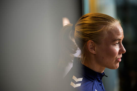 Pernille Harder of the Danish women's national football