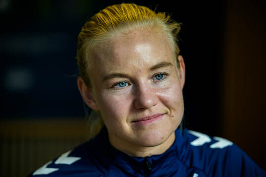 Pernille Harder of the Danish women's national football