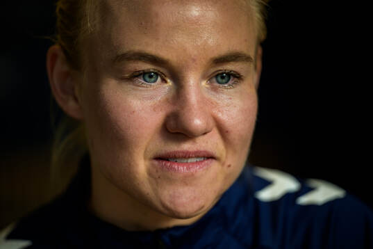 Pernille Harder of the Danish women's national football