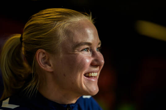 Pernille Harder of the Danish women's national football