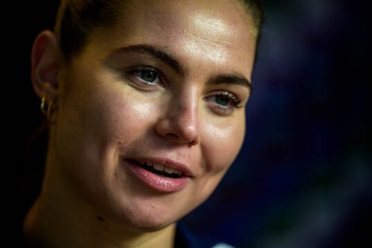 Signe Bruun of the Danish women's national football team is
