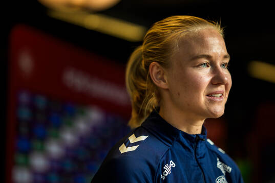 Pernille Harder of the Danish women's national football