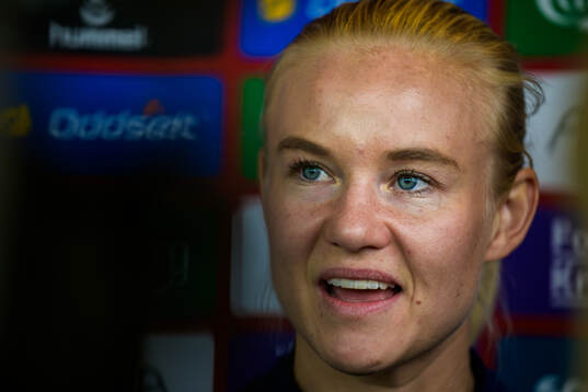 Pernille Harder of the Danish women's national football