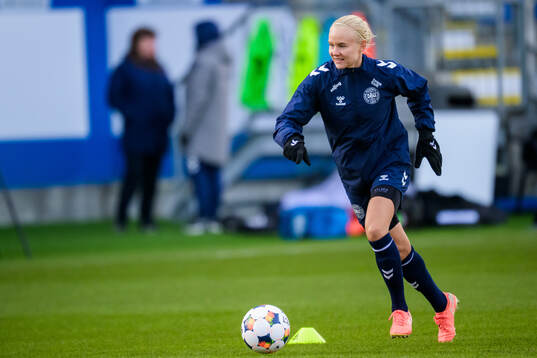 Pernille Harder of the Danish women's national football