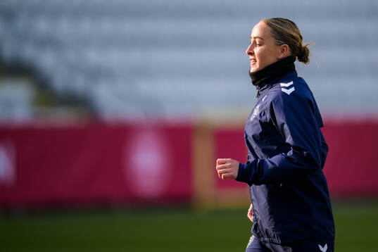 Sanne Troelsgaard of the Danish women's national football