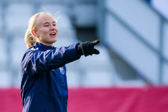 Pernille Harder of the Danish women's national football