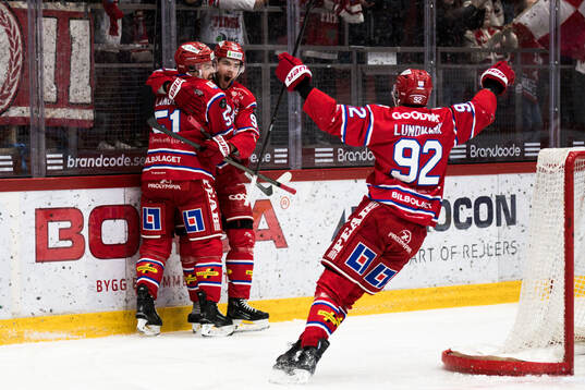 Timrås Magnus Pääjärvi jublar
