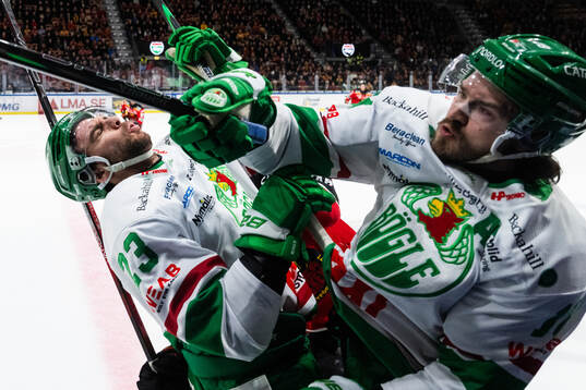 Rögles Josh Dickinson och Dennis Everberg