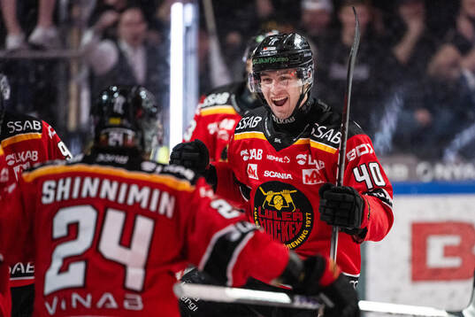 Luleås David Lilja jublar