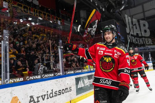 Luleås David Lilja jublar