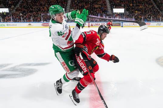 Rögles Simon Zether och Luleås Jesper Sellgren