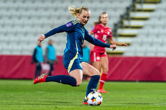 Stina Blackstenius of Sweden