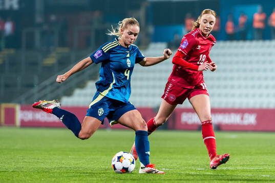 Bläddra bland fler bilder av Football, Women's Nations League, Denmark - Sweden