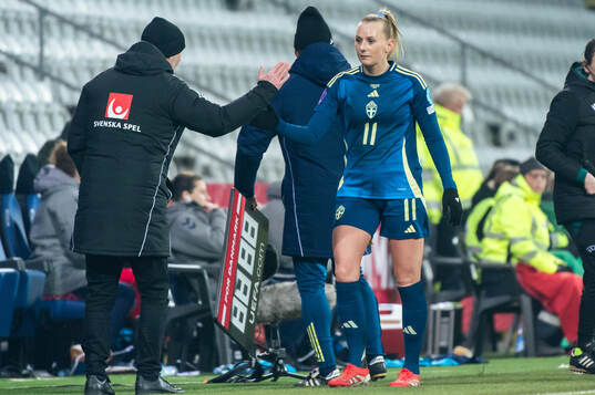 Stina Blackstenius of Sweden