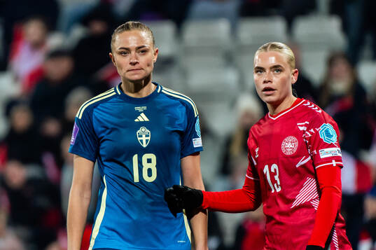 Fridolina Rolfö of Sweden and Cornelia Kramer of Denmark