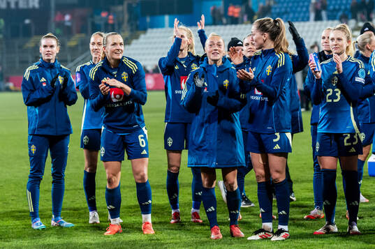 Magdalena Eriksson, Hanna Bennison, Linda Sembrant and