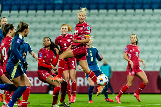 Pernille Harder of Denmark