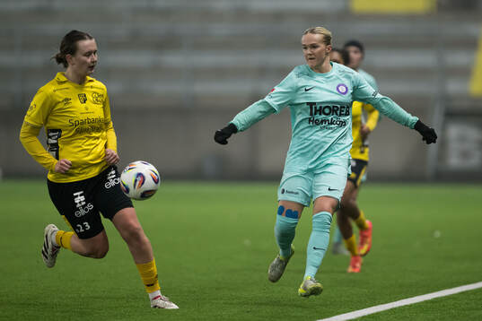 Elfsborgs Ellen Nilsson och Jitexs Josefin Johansson