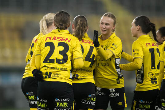 Elfsborgs Ellen Nilsson jublar