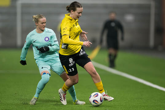 Jitexs Josefin Johansson och Elfsborgs Ellen Nilsson