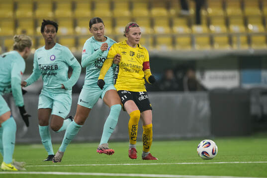 Jitexs Hanna Lofthammar och Ellicia Andersson och Elfsborgs
