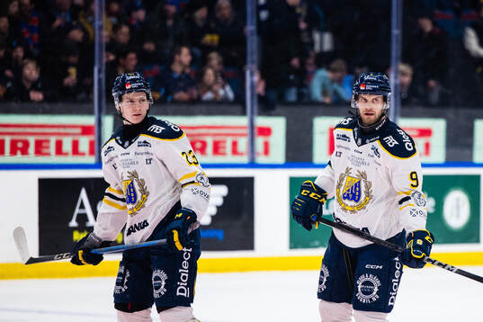 Södertäljes Egor Polin och Viktor Grahn deppar