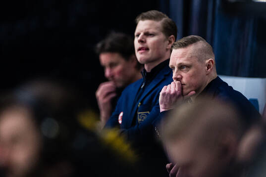 Djurgårdens tränare Robert Kimby deppar