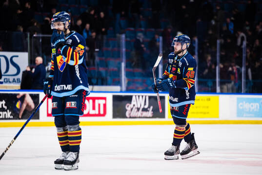 Djurgårdens Albin Grewe (h) deppar