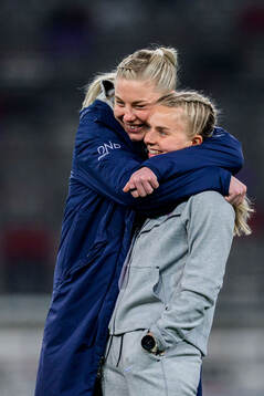 Sophie Haug and Emilie Woldvik of Norway