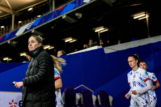 Head coach Gemma Grainger of Norway