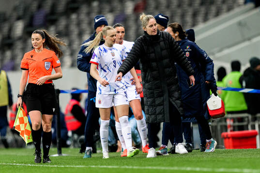 Head coach Gemma Grainger of Norway
