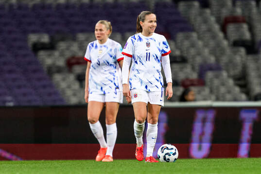 Guro Reiten of Norway look dejected