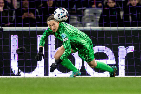 Goalkeeper Cecilie Fiskerstrand of Norway