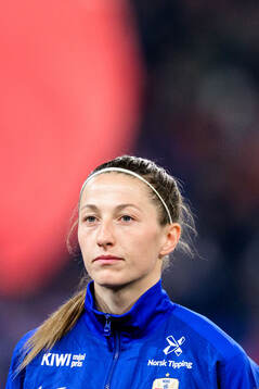 Goalkeeper Cecilie Fiskerstrand of Norway