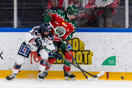 Linköpings Marthe Pabsdorff Brunvold och Frölundas Ebba
