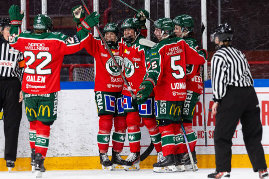 Frölundas Hanna Olsson jublar