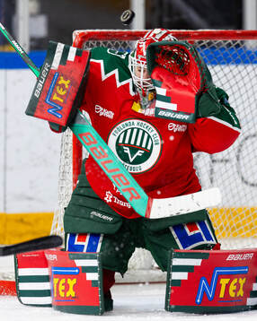 Frölundas målvakt Stephanie Neatby
