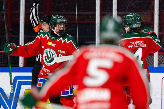 Frölundas Hanna Olsson jublar