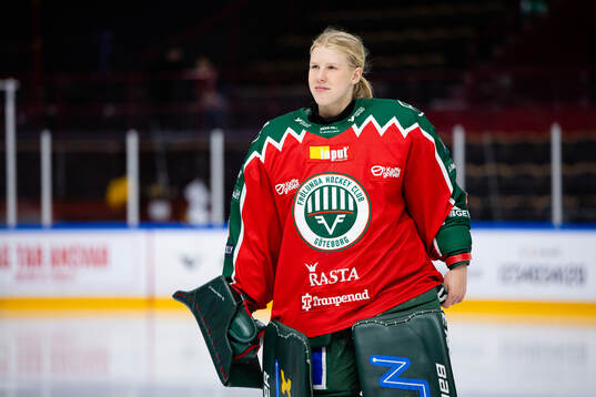 Frölundas målvakt Maja Helge