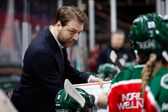 Frölundas assisterande tränare Marcus Anselm