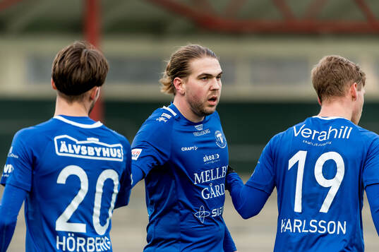 Trelleborgs Felix Hörberg, Charlie Weberg och Tobias